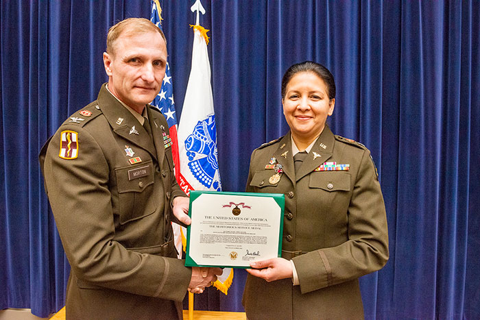 Col. Troy Morton and Lt. Col. Asma Bukhari