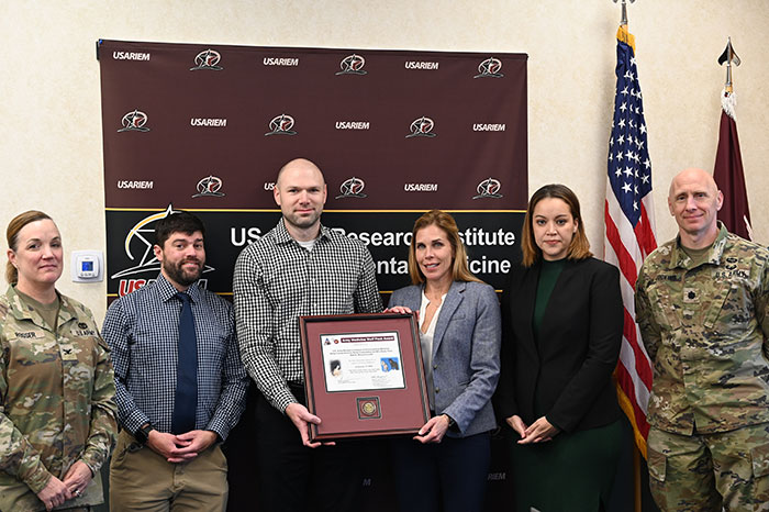 News: USARIEM Receives Wolf Pack Award for Army Comprehensive Body Composition Study.