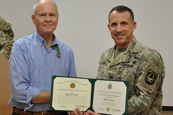 News: USARIEM Says Farewell to Dr. Reed Hoyt after nearly 40 Years of Civilian Service