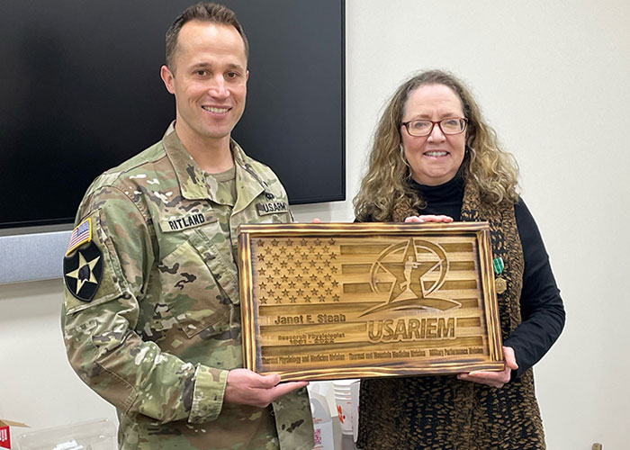News: USARIEM says farewell to Janet (Laird) Staab after 33 years of service